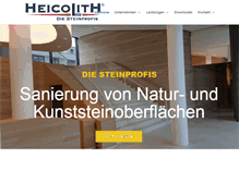 Tablet Screenshot of heicolith.com